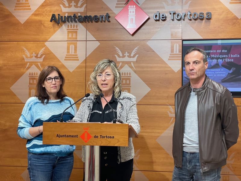 Presentació de l'espectacle de jota tortosina amb Saragatona a l'Auditori Felip Pedrell