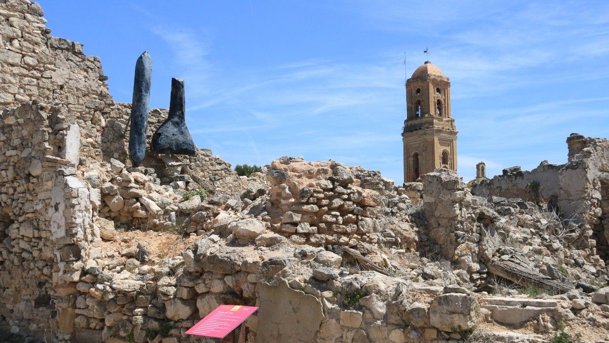 Imatge d'arxiu del Poble Vell de Corbera d'Ebre.