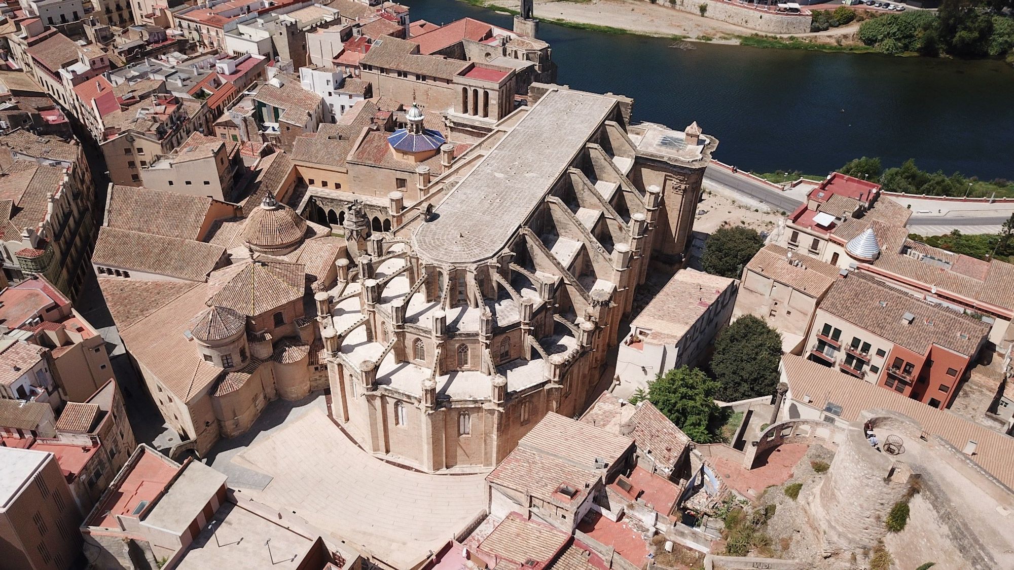 Catedral de Tortosa a vista d'ocell