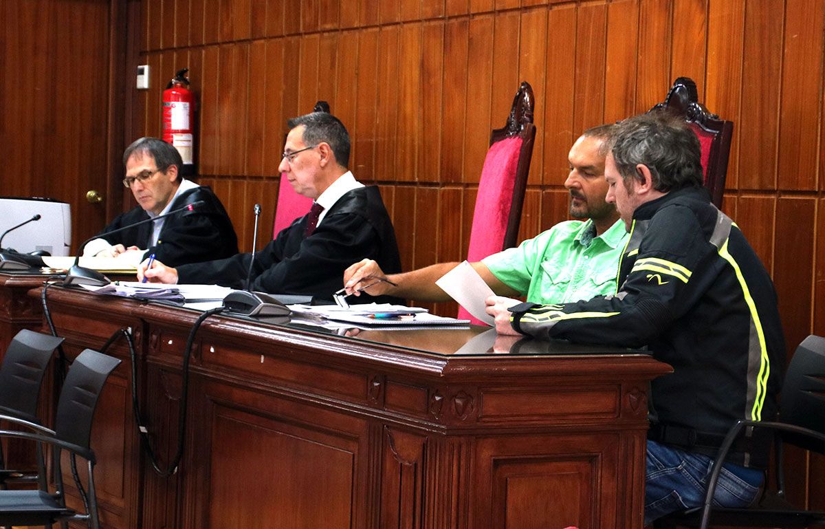 L'acusat, durant el judici a l'Audiència de Tarragona.