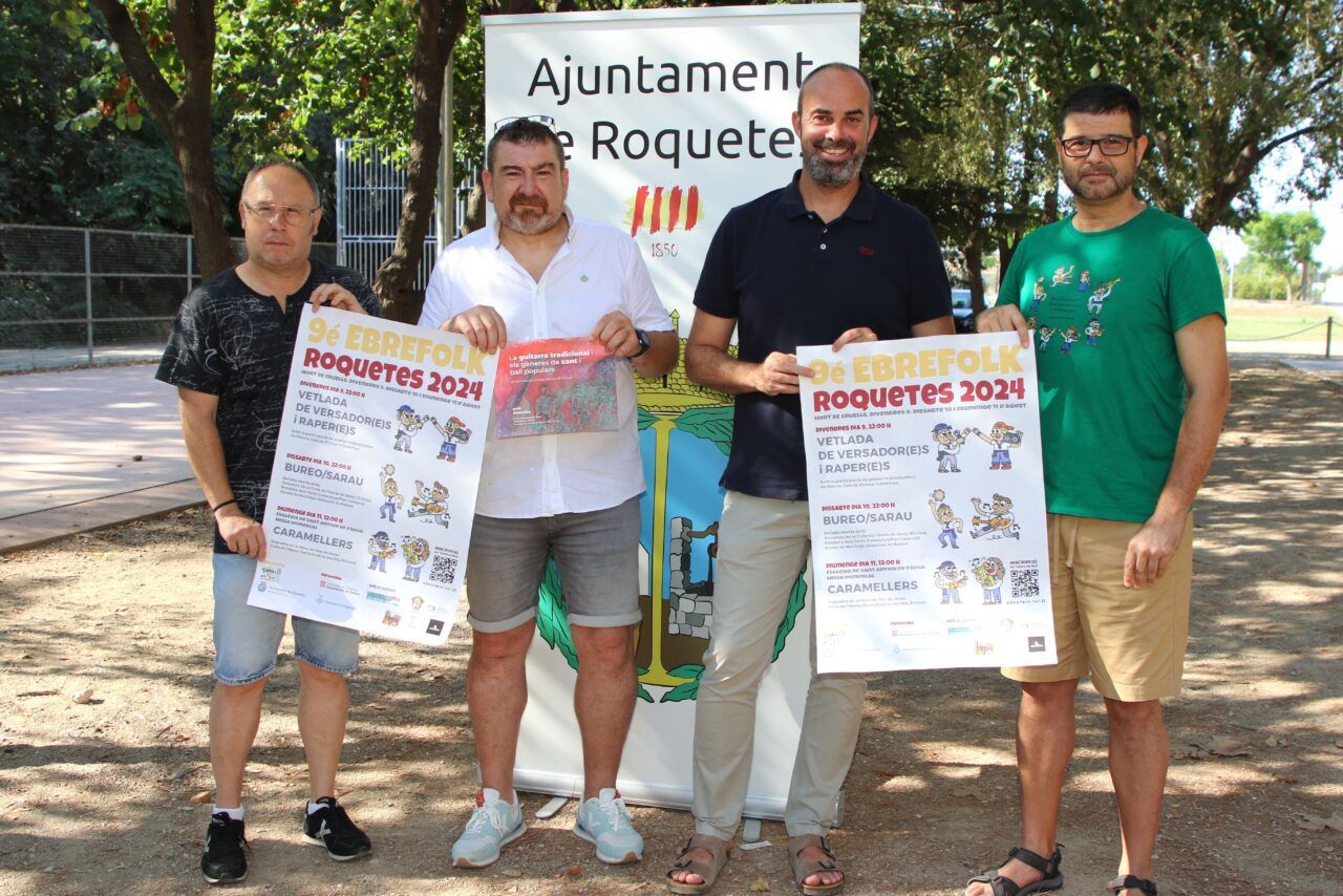 Presentació de la novena edició de l’Ebrefolk a Roquetes