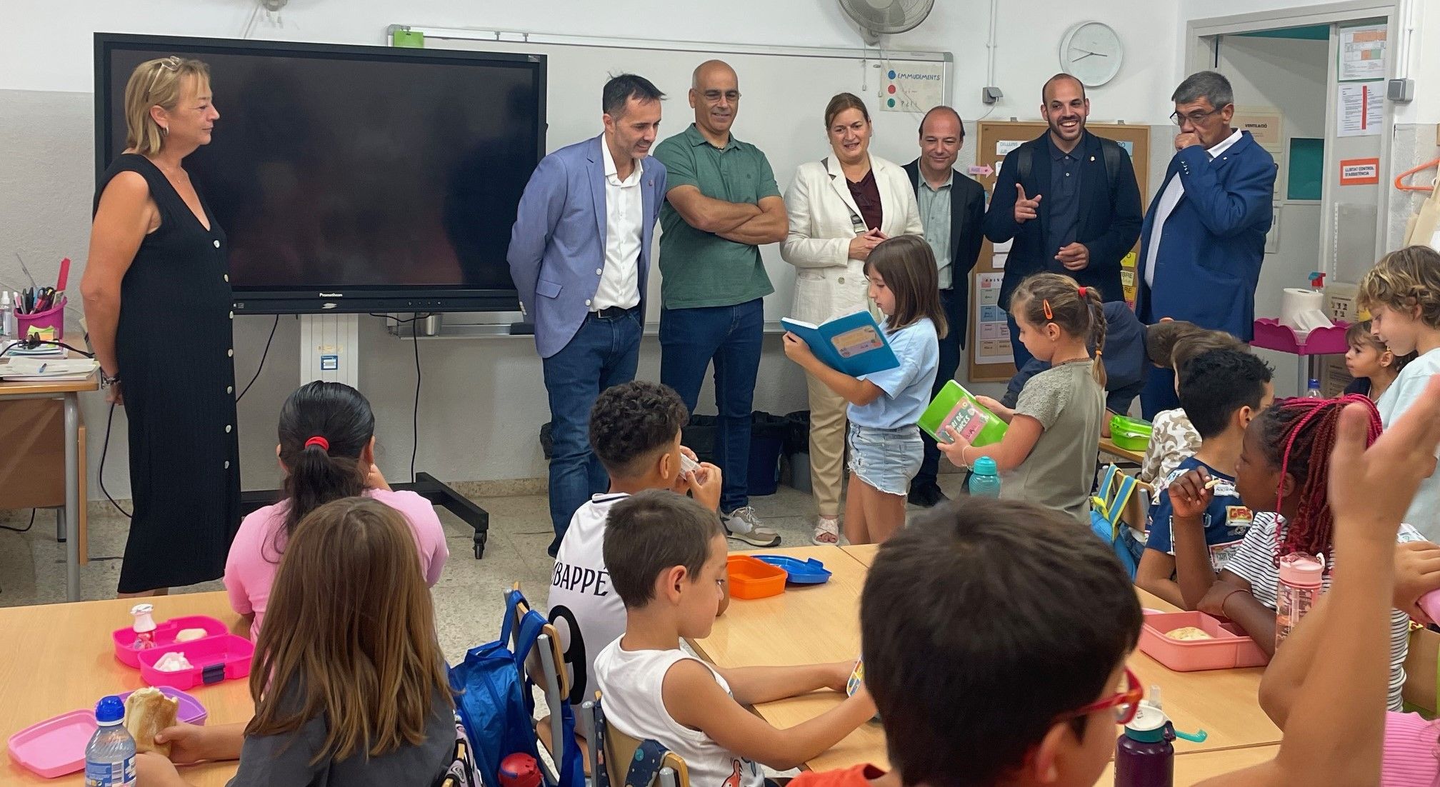 Presentació del curs escolar ebrenc 2024/25 a l'Escola de Ferreries, a Tortosa