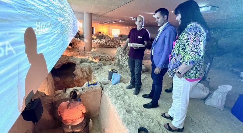 Restes arqueològiques a l'espai Cota 0, sota la Plaça de la Catedral de Tortosa