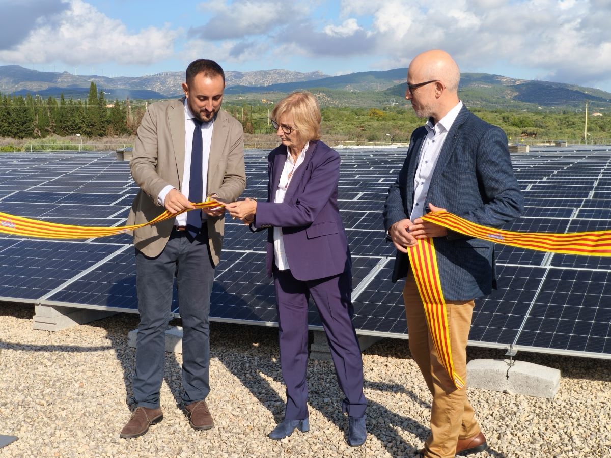 Inaguració de la planta solar al Consorci d'Aigües de Tarragona (CAT) a l'Ampolla