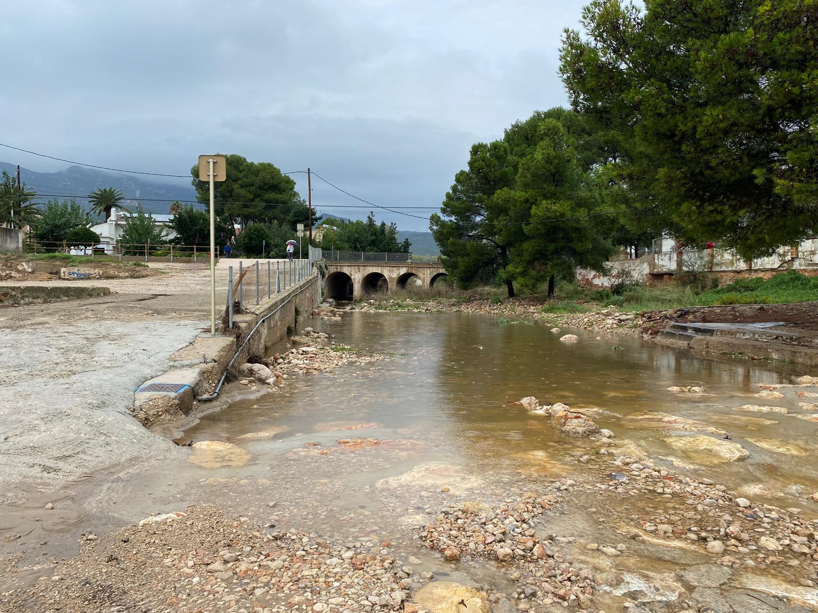 Acumulació de pluja este dissabte a la Ràpita