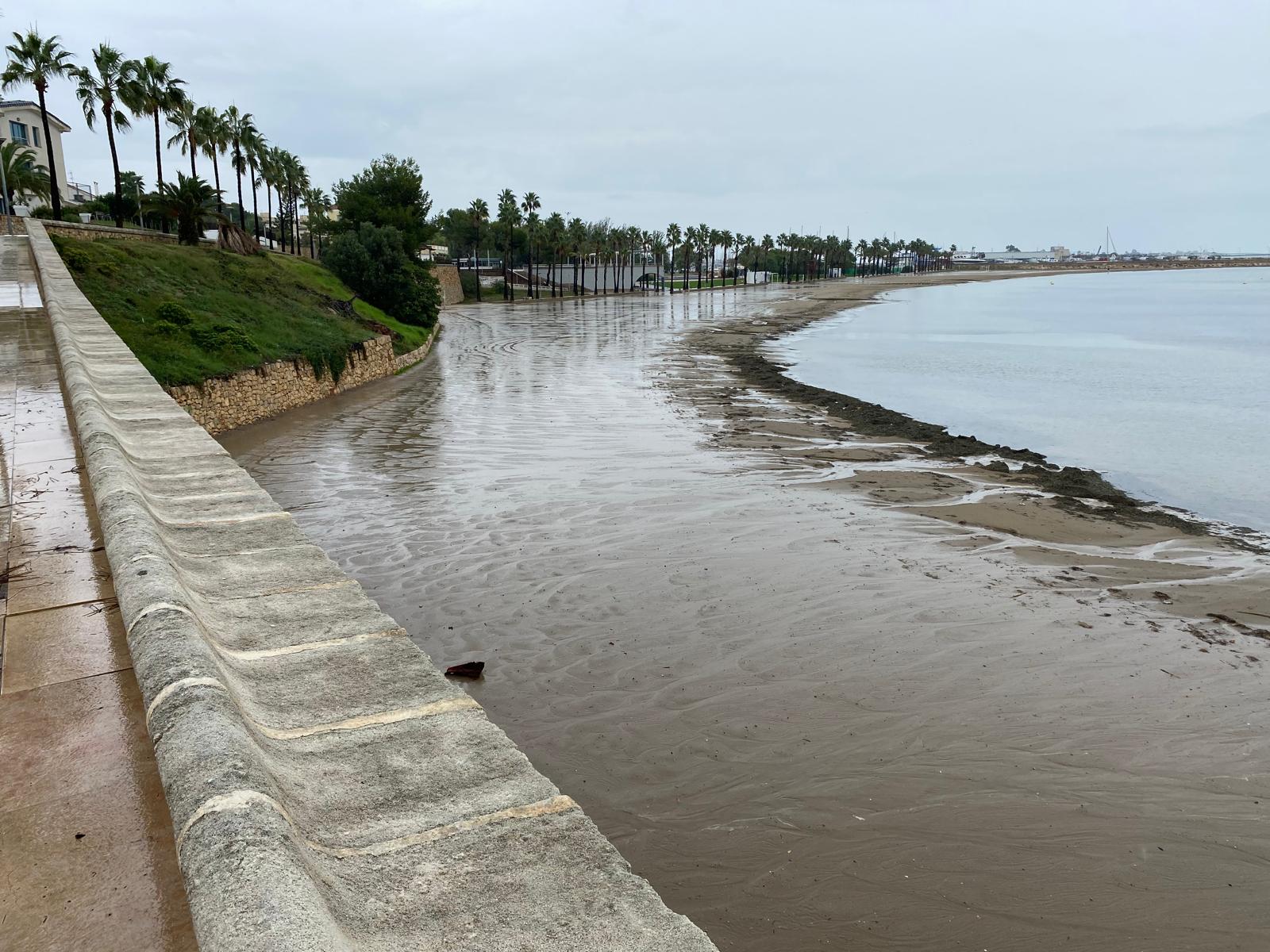 La pluja s'acumula a poblacions com Alcanar que ha rebut 104,8 mm