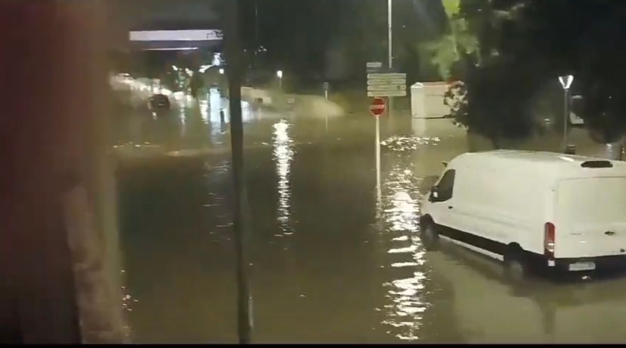 Pluja torrencial a Amposta la darrera nit