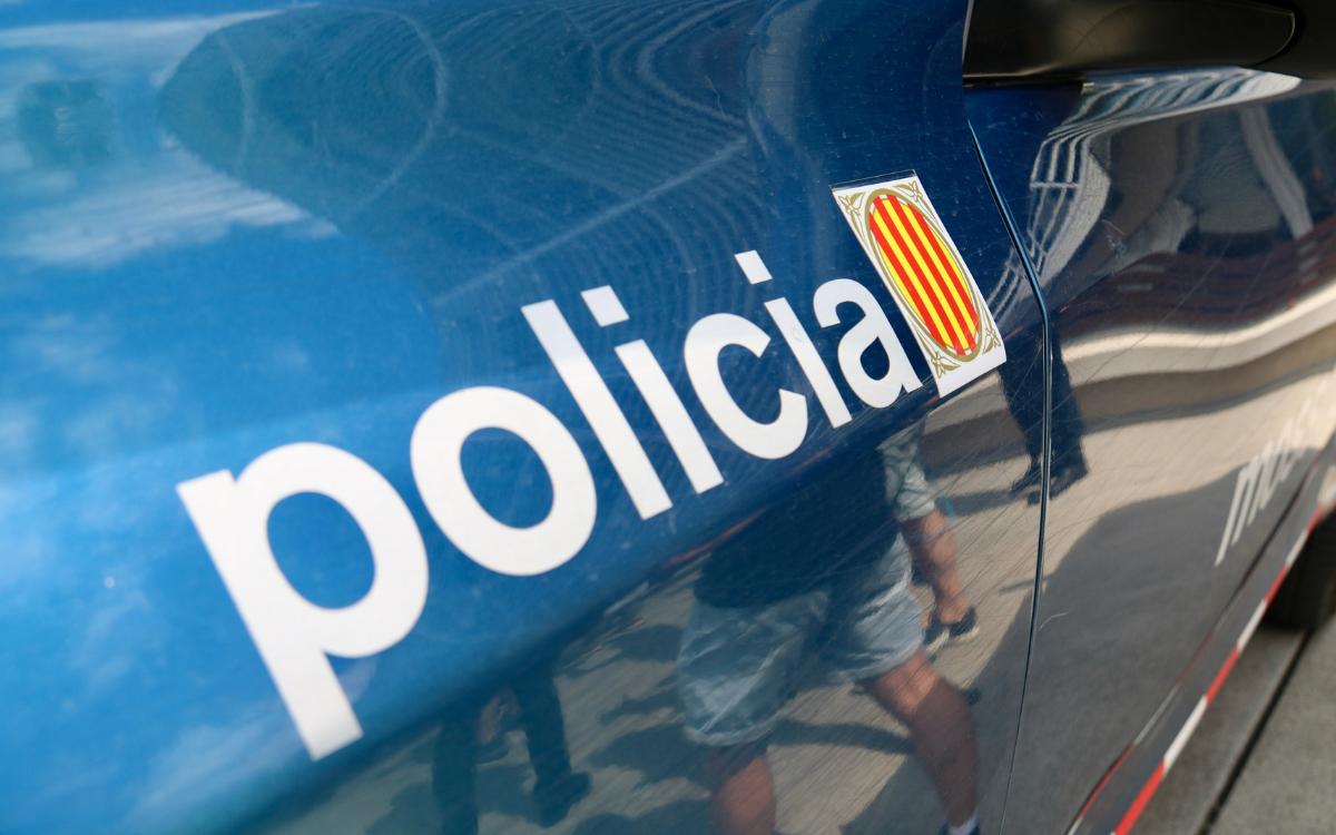 Vehicle dels Mossos d'Esquadra.