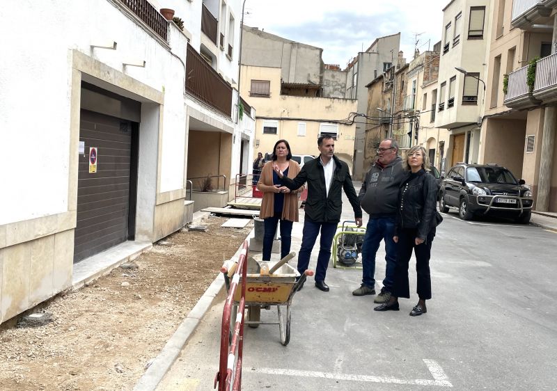 Actuació del Pla Millorem Tortosa al barri de Remolins