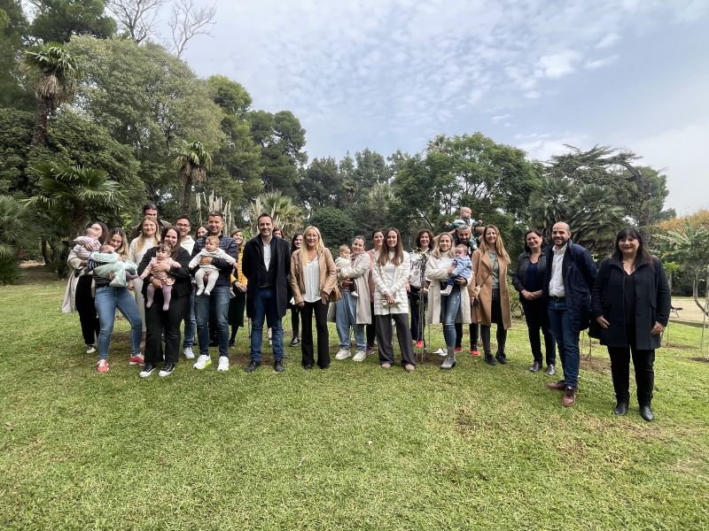 Les famílies han plantat un Roser per cada nadó nascut enguany