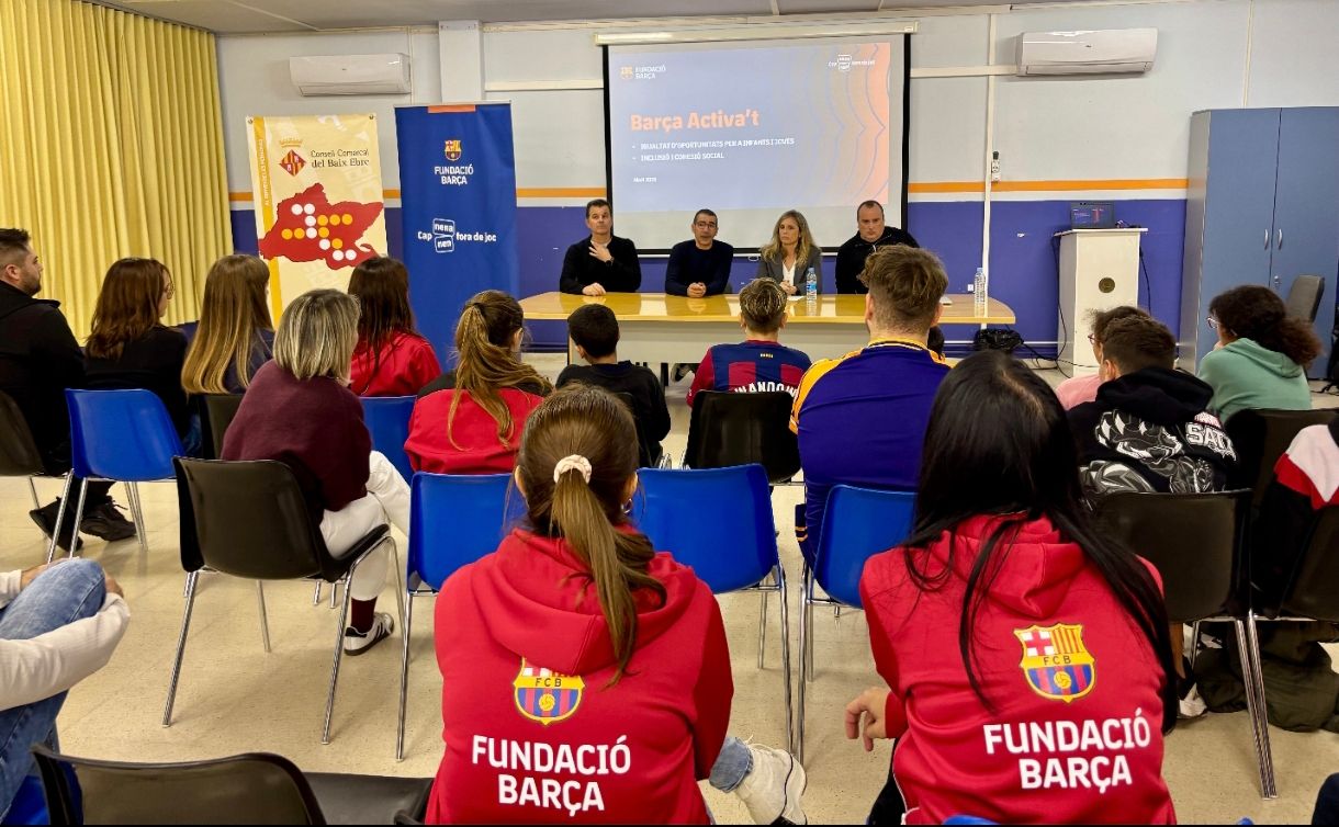 Programa Barcelona ACTIVA'T amb els escolars del Baix Ebre