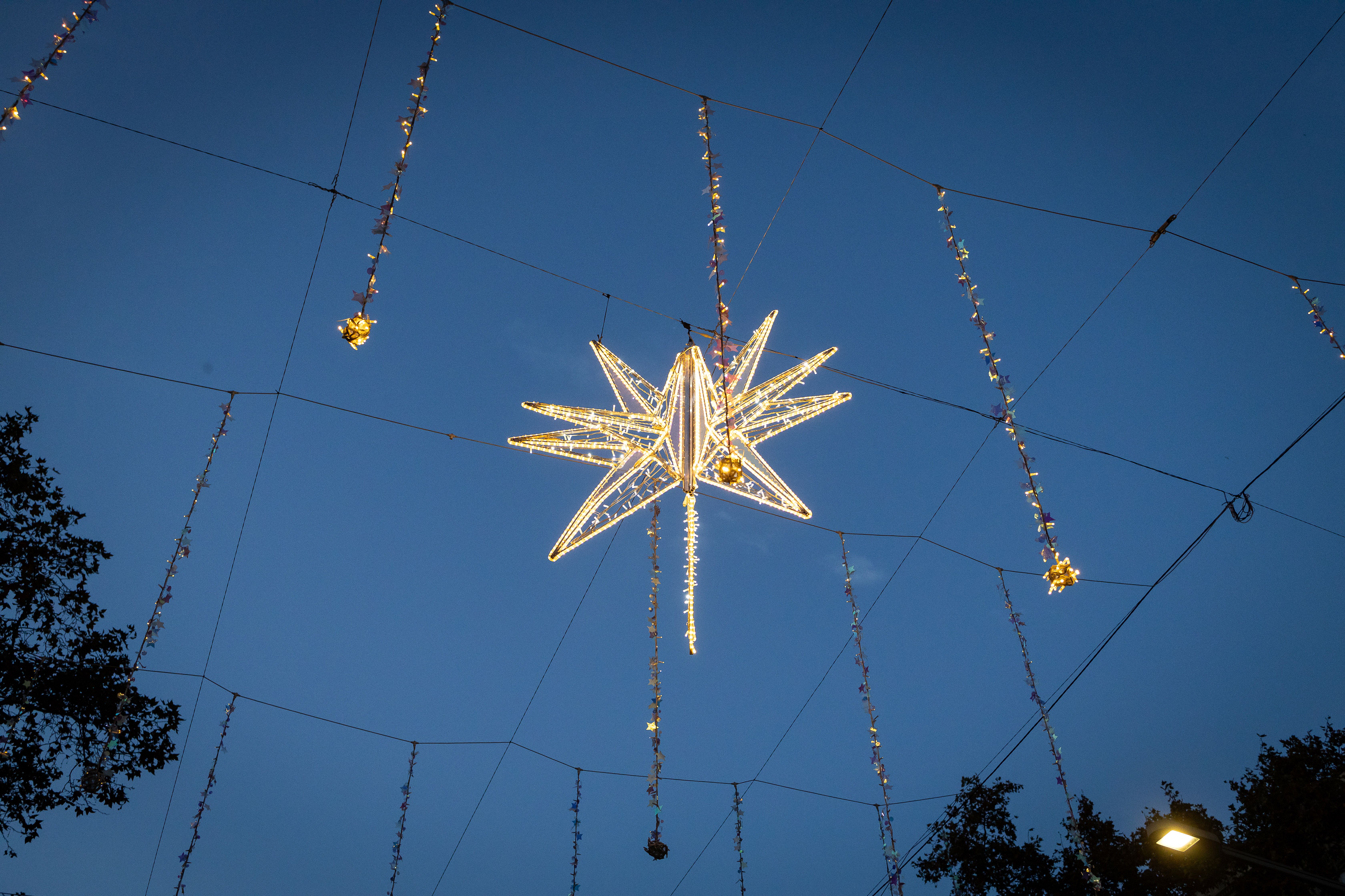 Llums de Nadal, en una imatge d'arxiu.