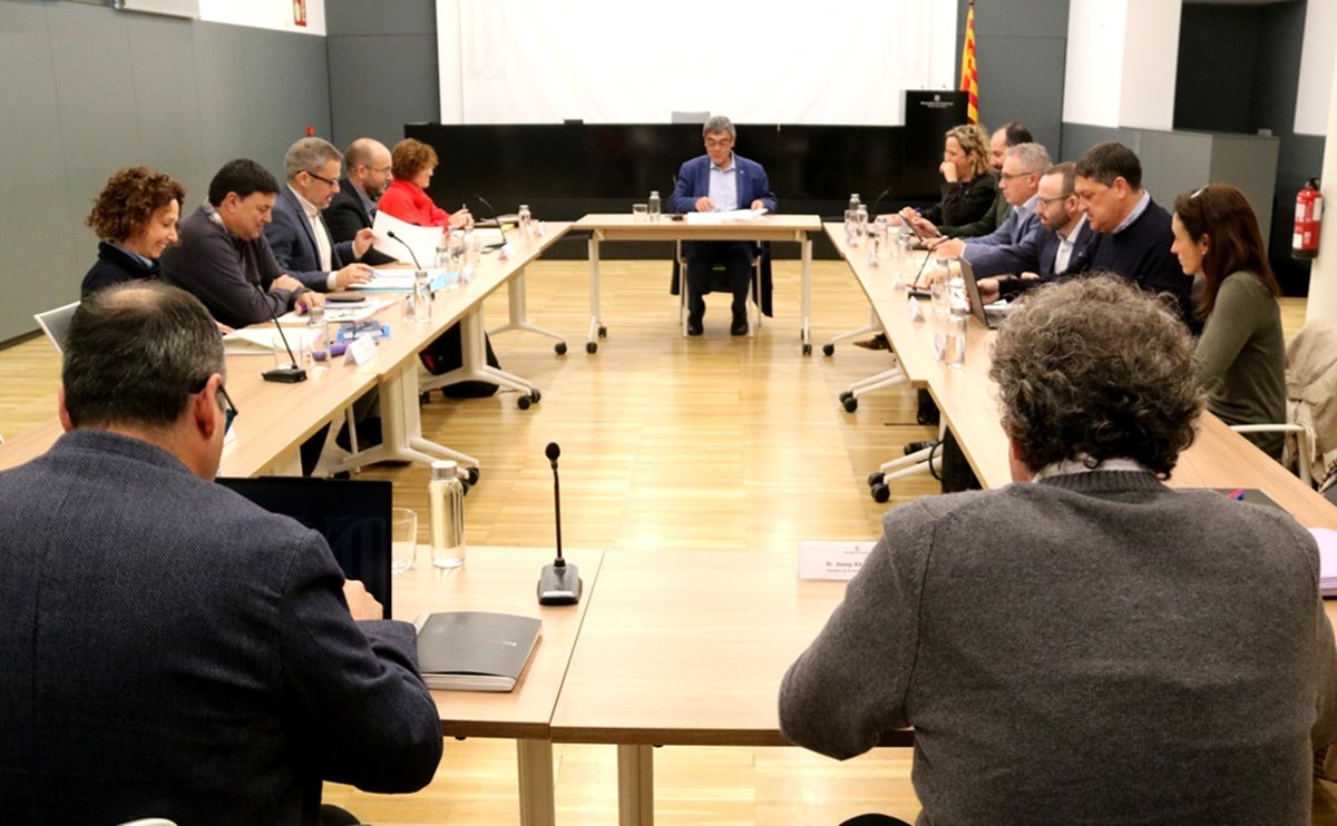 Reunió del consell de Govern a les Terres de l'Ebre.