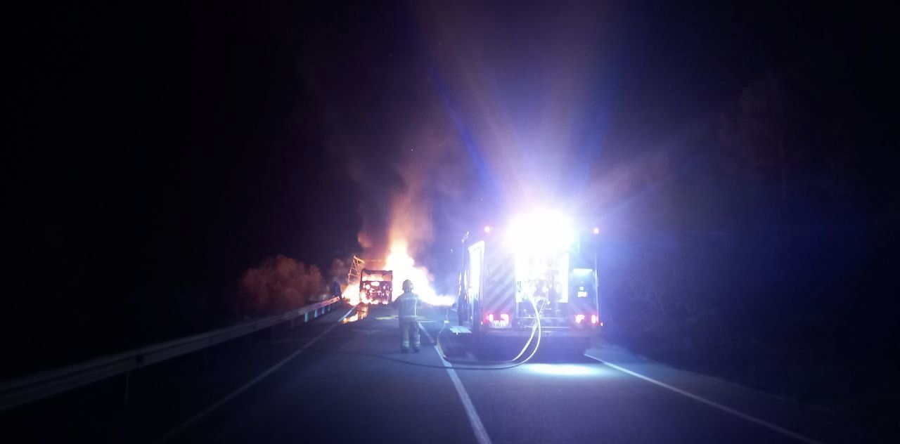 Incendi a la C43 a Pinell de Brai, Terra Alta