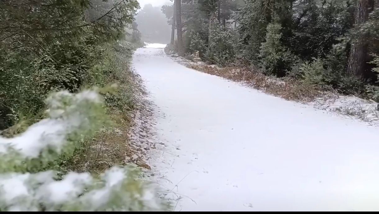 Neu al Mont-Caro, a Roquetes, Baix Ebre