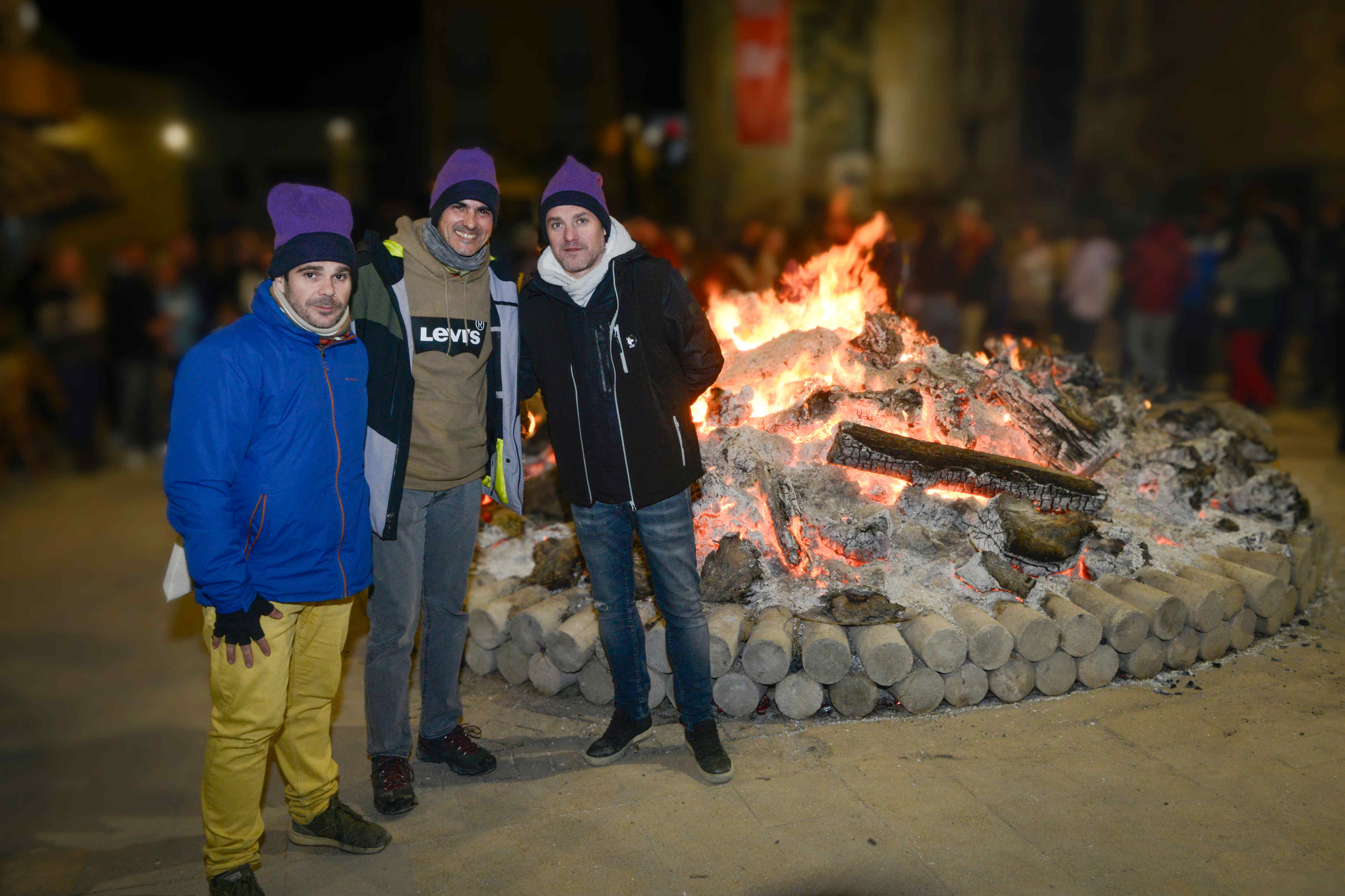 Majorals de la festa de Sant Antoni d'Ascó.