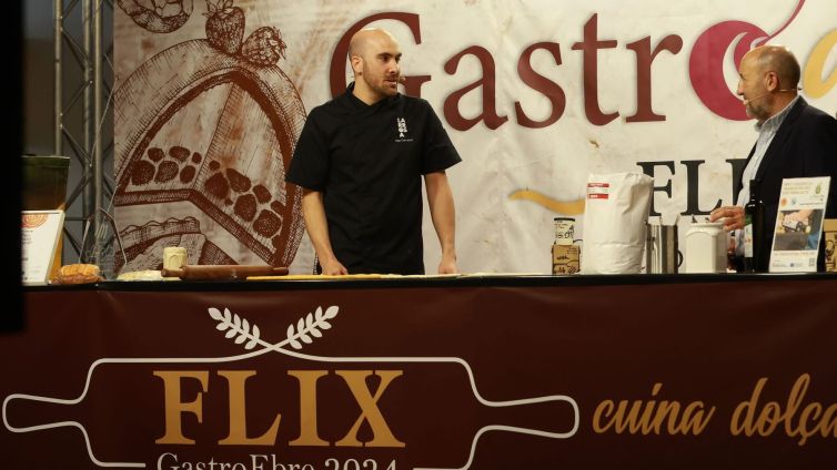 El pastisser Pau Carranza durant el GastroFlix el 2024