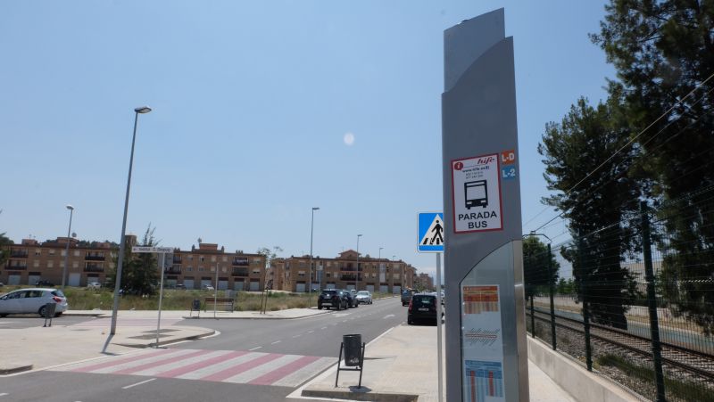 Parada de bus a Tortosa