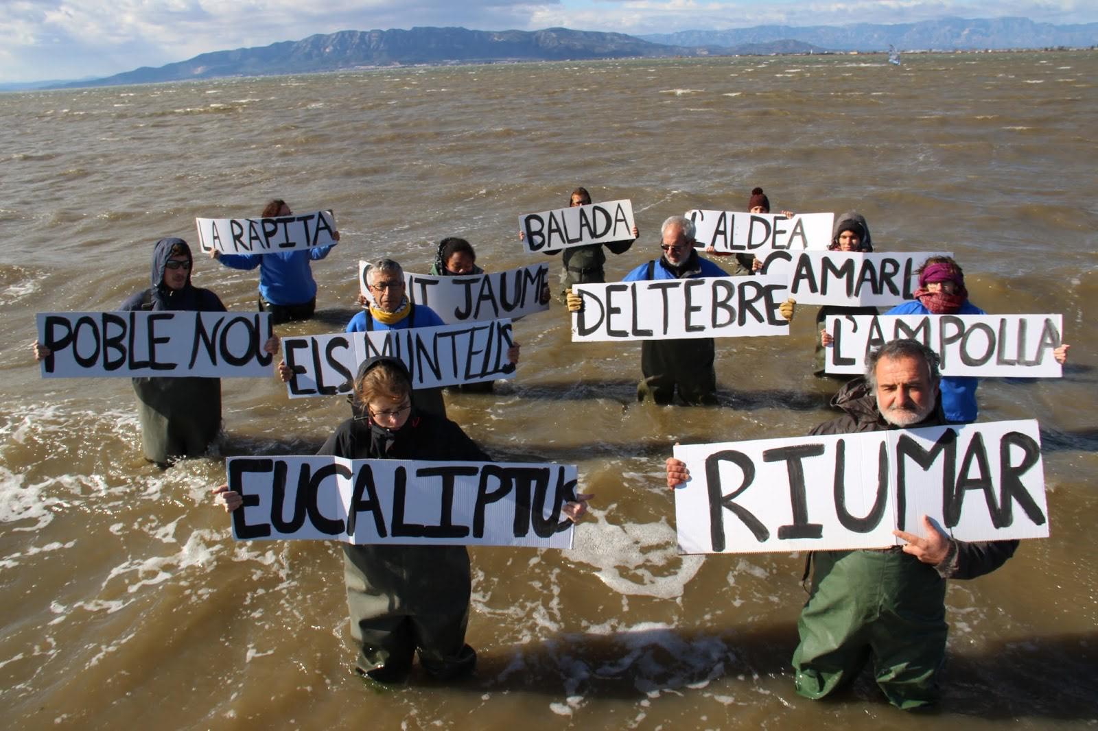 Inici de la Campanya pels Sediments de l'Ebre, al febrer de 2015