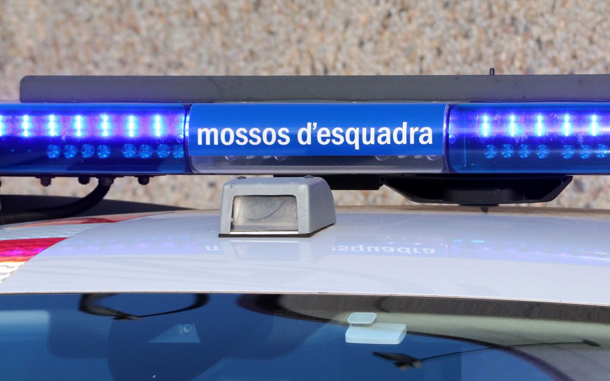 Senyals lluminosos d'una patrulla dels Mossos d'Esquadra. Gemma Sánchez