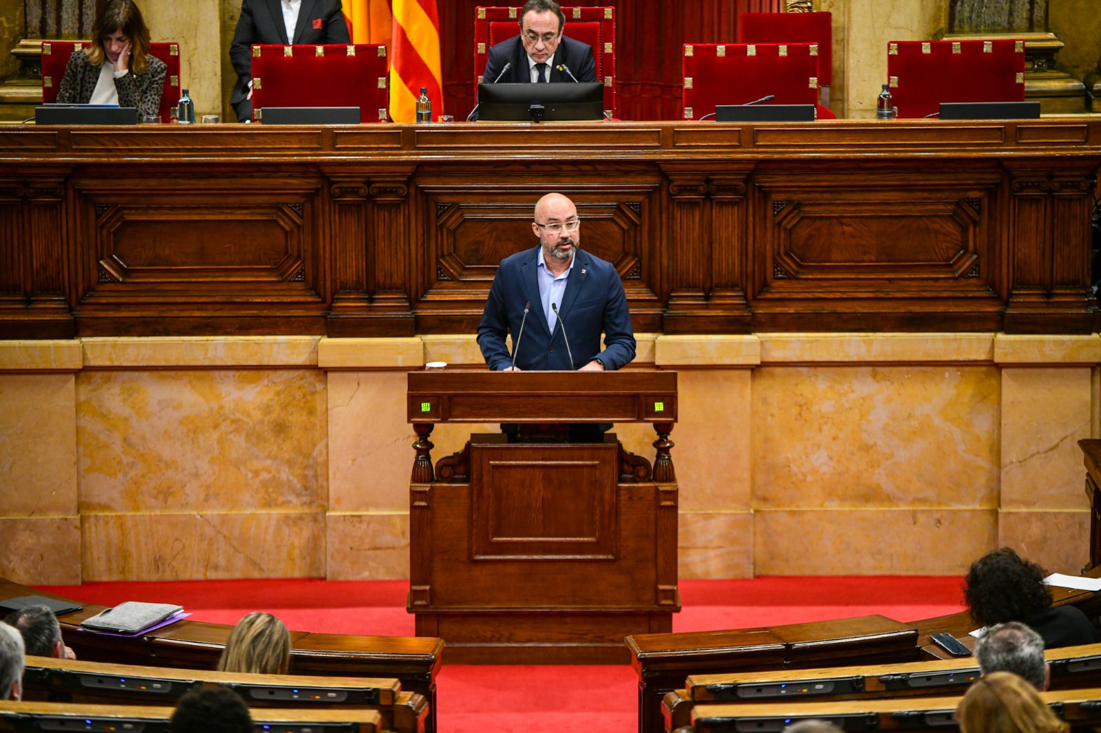 El diputat ebrenc, Albert Salvadó al Parlament de Catalunya